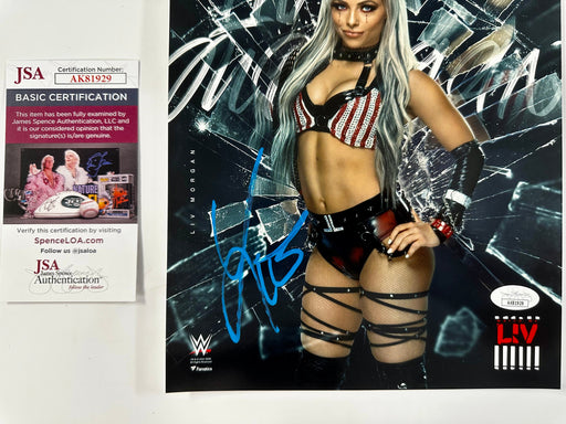 Liv Morgan Signed Sexy WWE Diva Matte 8x10 Photo With JSA COA - for just $50! 
