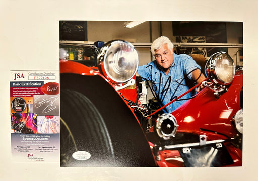 Jay Leno Signed 8x10 Photo Tonight Show Comedy Legend Auto Garage Show Biz With JSA COA - for just $35! 