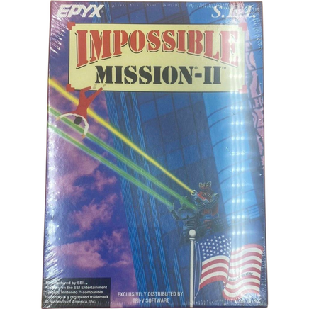 Impossible Mission II [SEI] NES - (NEW) - Premium Video Games - Just $78.99! Shop now at Retro Gaming of Denver