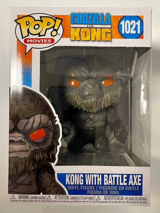 Funko Pop! Movies Kong With Battle Axe #1021 Godzilla Vs. Kong 2021 - for just $10! 