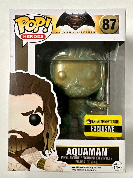 Funko Pop! DC Heroes Patina Aquaman #87 Batman V Superman 2015 Vaulted Exclusive - for just $11! 