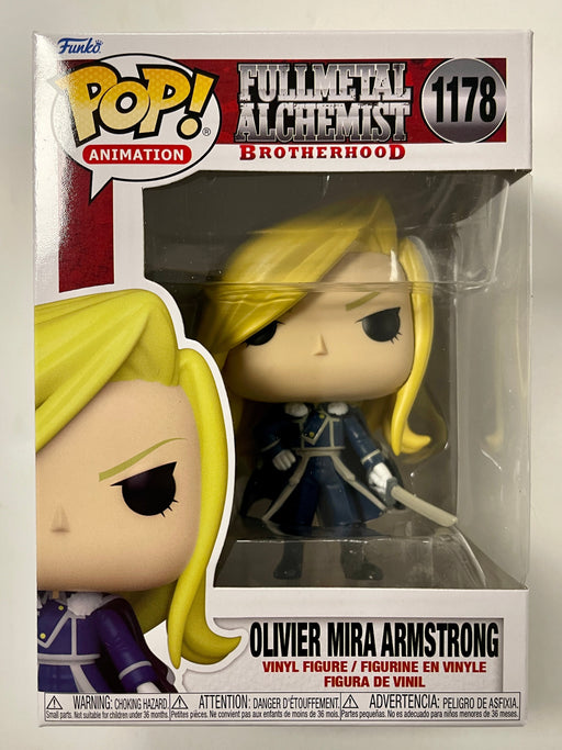Funko Pop! Animation Oliver Mira Armstrong #1178 FullMetal Alchemist Brotherhood 2022 - for just $15! 
