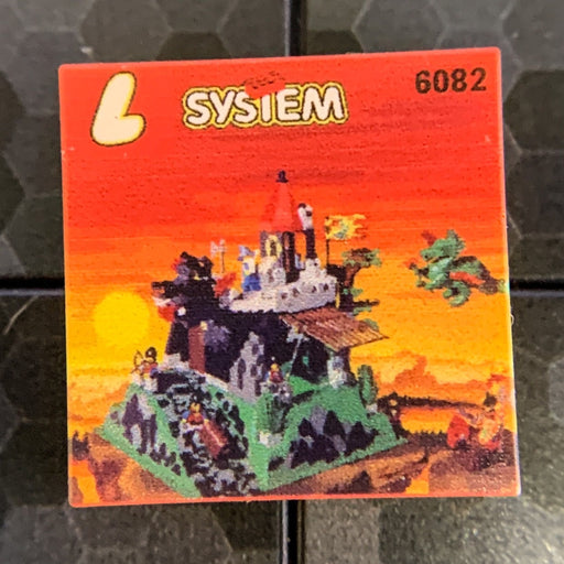 Fire Breathing Fortress, Dragon Masters Set 6082 2x2 Tile (LEGO) - Premium Custom LEGO Parts - Just $1.50! Shop now at Retro Gaming of Denver