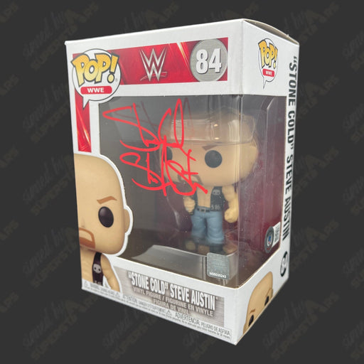 Stone Cold Steve Austin signed WWE Funko POP Figure #84 (w/ Beckett) - Premium  - Just $250! Shop now at Retro Gaming of Denver