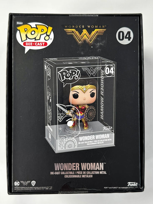Funko Pop! Die-cast Wonder Woman #04 DC Comics Funko Shop Exclusive 2021 - for just $40! 