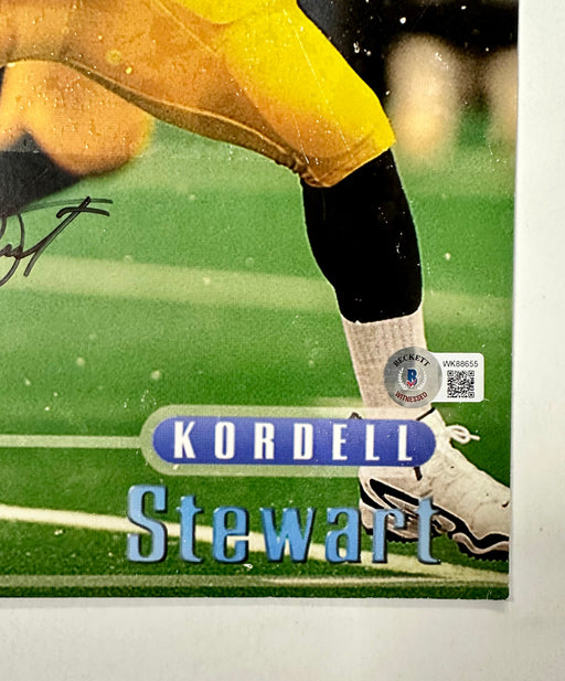 Kordell Stewart Signed Pittsburgh Steelers 11X14 NFL Photo With Beckett COA See Pics - for just $85! 