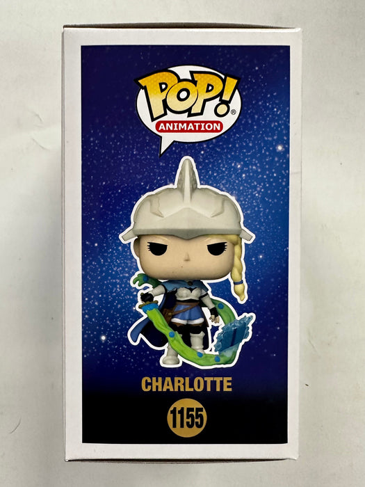 Colleen Clinkenbeard Signed Black Clover Charlotte Funko Pop! #1155 Glow Exclusive With JSA COA - for just $90! 