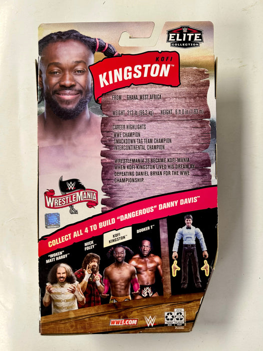 Kofi Kingston Signed WWE Mattel Wrestlemania Elite Figure New Day With JSA COA - for just $75! 