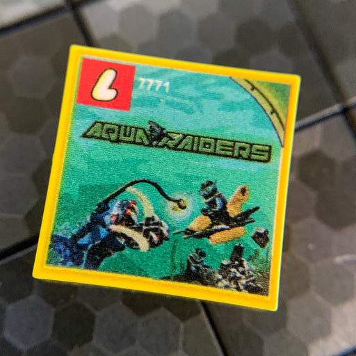 Angler Ambush Aqua Raiders Set 7771 - Custom Printed 2x2 Tile (LEGO) - Premium Custom LEGO Parts - Just $1.50! Shop now at Retro Gaming of Denver