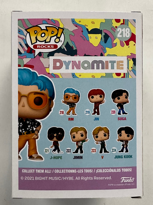 Funko Pop! Rocks RM #218 BTS Dynamite 2021 - for just $11! 