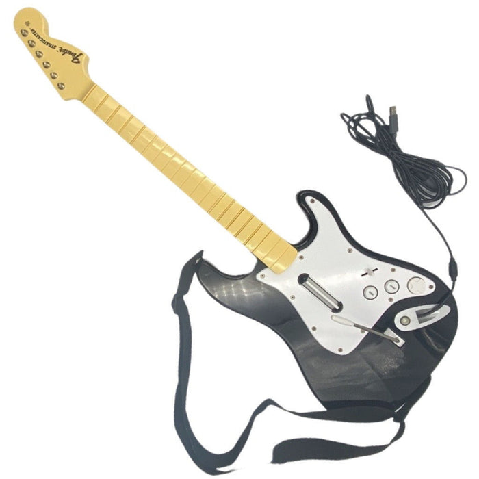 Harmonix Rock Band Wired Guitar Black Fender Stratocaster - Xbox 360 / PC - Just $98.99! Shop now at Retro Gaming of Denver