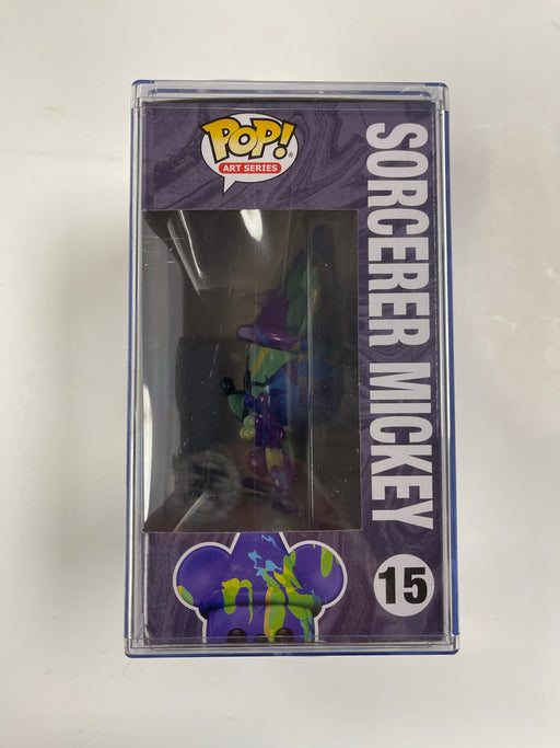 Funko Pop! Disney Sorcerer Mickey #15 Art Series Fantasia 80th Anniversary W/ Hard Protector - for just $15! 