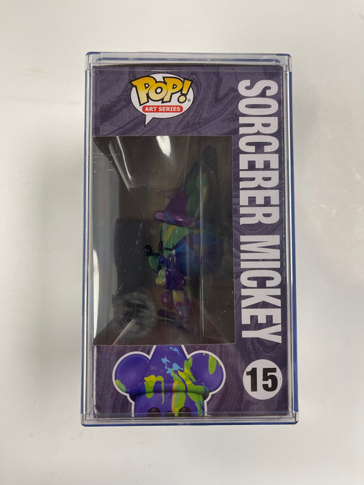 Funko Pop! Disney Sorcerer Mickey #15 Art Series Fantasia 80th Anniversary W/ Hard Protector - for just $15! 