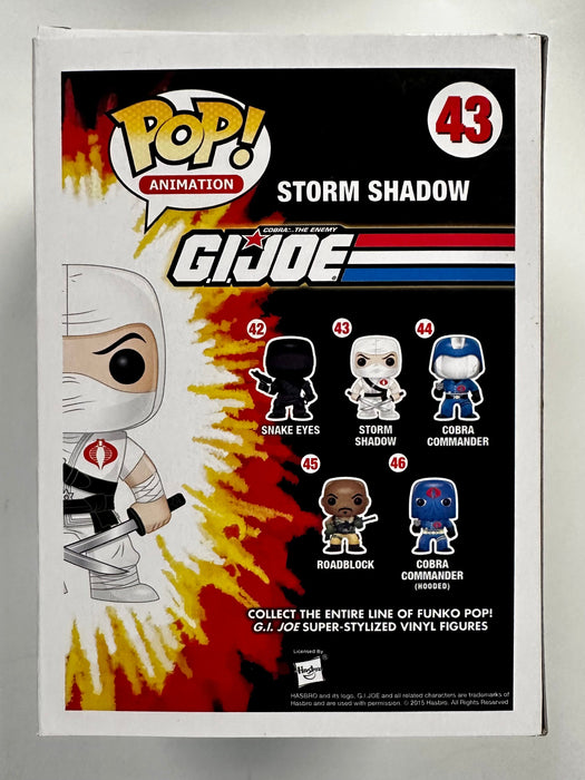 Funko Pop! Animation Storm Shadow #43 GI Joe 2015 Bait Pre-Release Vaulted Exclusive - for just $45! 