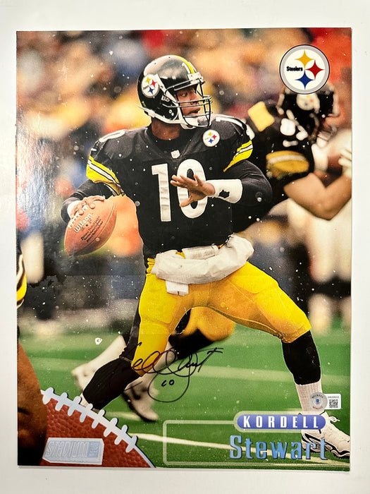 Kordell Stewart Signed Pittsburgh Steelers 11X14 NFL Photo With Beckett COA See Pics - for just $85! 