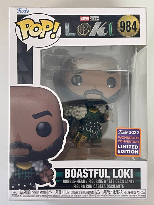 Funko Pop! Marvel Variant Boastful Loki #984 Wonderous 2022 Con Exclusive - for just $9! 