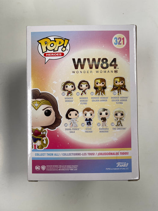 Funko Pop! DC Heroes Metallic Wonder Woman Throwing Lasso #321 WW84 2020 - for just $12! 