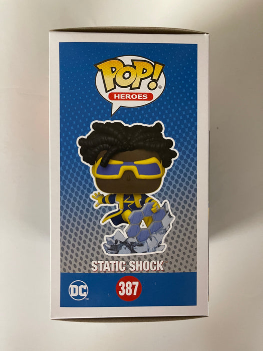 Funko Pop! DC Heroes Static Shock #387 Justice League Hot Topic 2021 Exclusive - for just $20! 