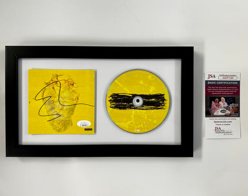 Ed Sheeran Signed Subtract CD Card & CD Framed With JSA COA Eyes Closed - for just $150! 
