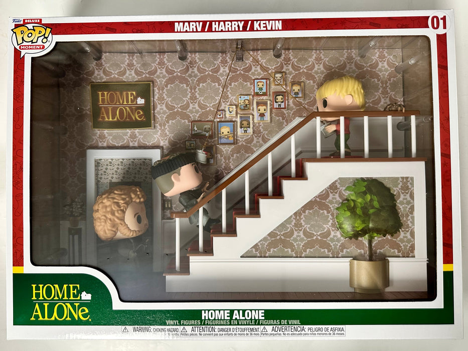 Funko Pop! Deluxe Moment Kevin McAllister, Marv & Harry #01 Home Alone 2022 Exclusive - for just $100! 