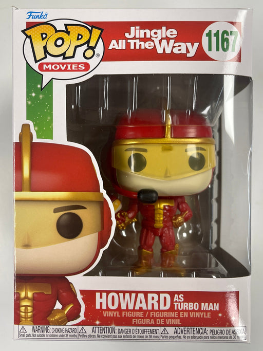 Funko Pop! Movies Howard As Turbo Man #1167 Jingle All The Way 2021 Arnold Schwarzenegger - for just $13! 