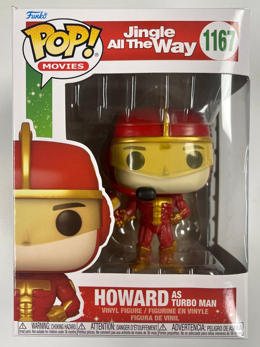 Funko Pop! Movies Howard As Turbo Man #1167 Jingle All The Way 2021 Arnold Schwarzenegger - for just $13! 