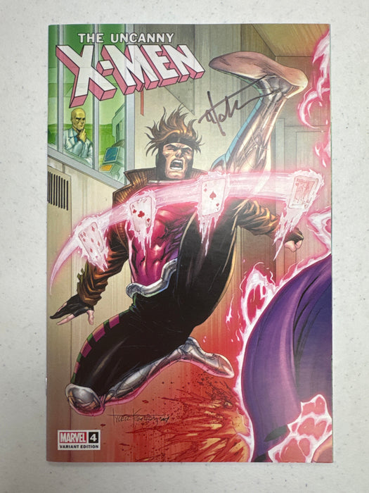 [Signed by Tyler Kirkham] UNCANNY X-MEN #4 Kirkham Unknown Tyler Kirkham Exclusive Var - for just $25! 