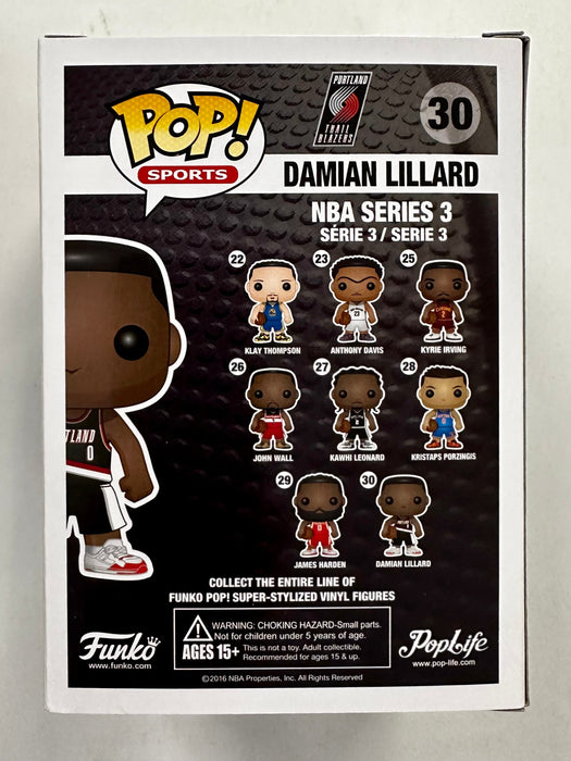 Funko Pop! Sports Damian Lillard #30 NBA Portland Trail Blazers Poplife Vaulted 2016 - for just $175! 