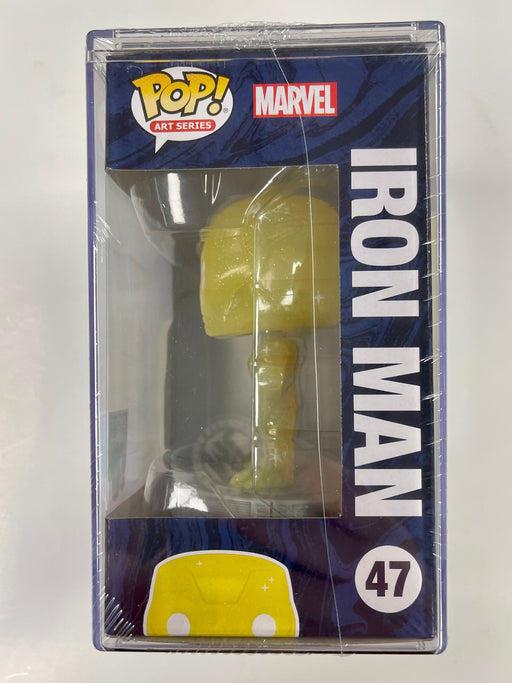 Funko Pop! Marvel Studios Iron Man (Yellow) #47 Infinity Saga Art Series In Hard Stack - for just $15! 