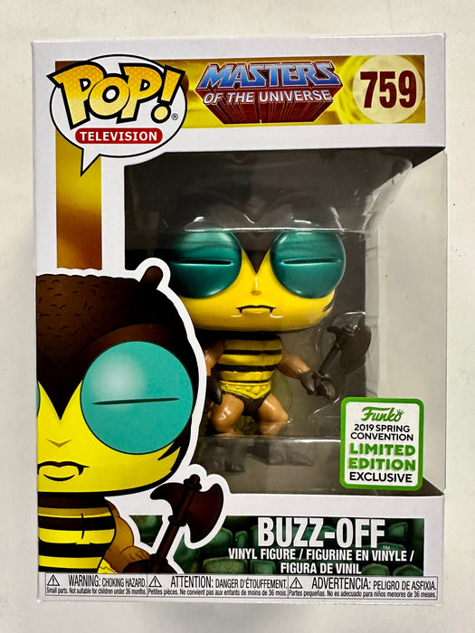 Funko Pop! Television Buzz-Off #759 Masters Of the Universe ECCC Spring Con 2019 Vaulted Exclusive - for just $20! 