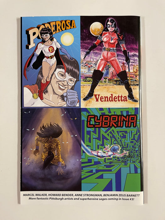 Heroineburgh Comics #2 Pittsburgh Local Comic Book Female Super Heroes Vendetta - for just $7! 