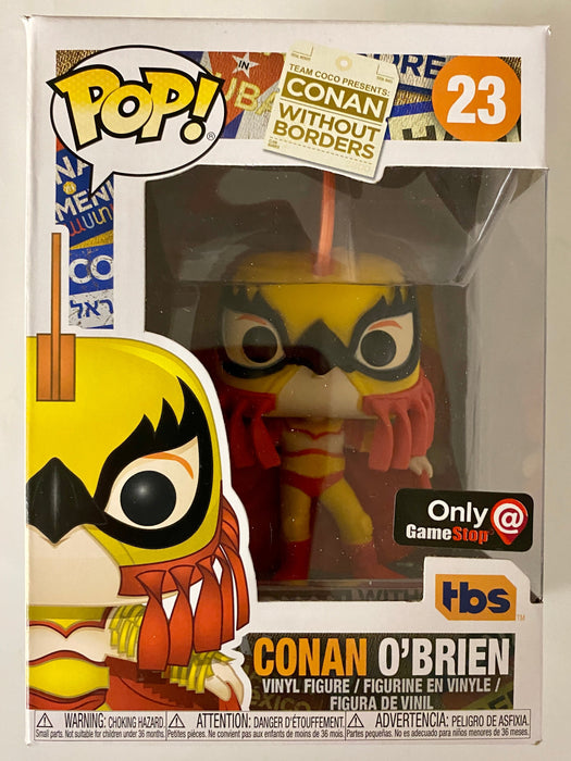 Funko Pop! Television Luchador Conan O'Brien #23 Gamestop 2019 Vaulted Exclusive - for just $11! 