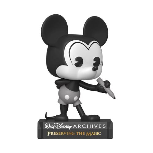 Funko Pop! Mickey Mouse Archives Plane Crazy Black and White Mickey Mouse #797 Preserving the Magic 50th Anniversary - for just $12! 