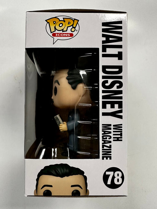Funko Pop! Icons Walt Disney With Mickey Mouse Magazine #78 Disney 100 2023 - for just $15! 