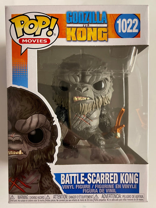 Funko Pop! Movies Battle Scarred King Kong #1022 Godzilla Vs. Kong 2021 - for just $10! 