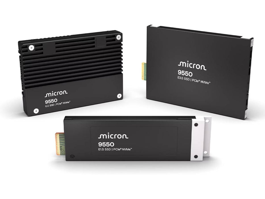MICRON 9550 PRO 3840GB NVMe U.2 15mm Enterprise SSD Data Center Single Pack - for just $3492.52! 
