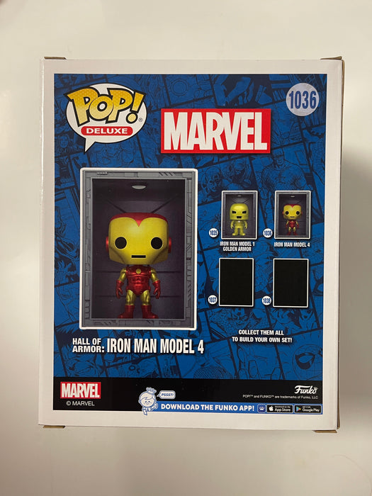 Funko Pop! Deluxe Hall Of Armor Iron Man Models 4 #1036 Marvel 2022 PX Previews Exclusive - for just $15! 