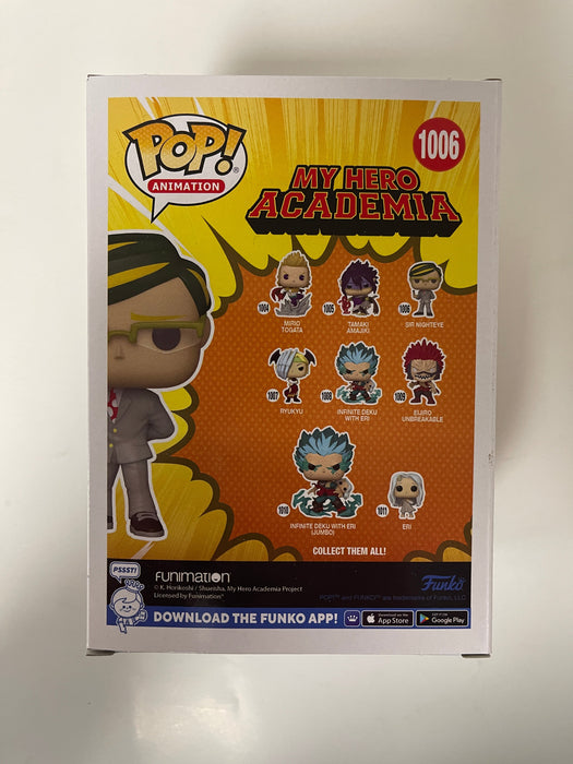 Funko Pop! Animation Sir Nighteye #1006 My Hero Academia MHA 2021 Foresight - for just $10! 