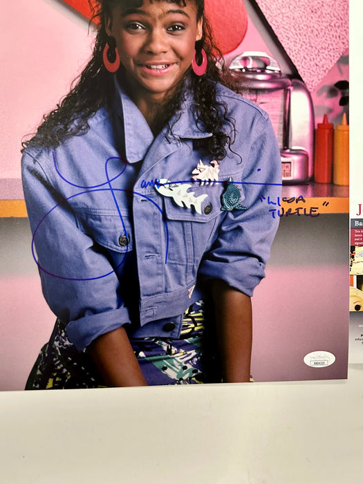 Lark Voorhees Signed Lisa Turtle Saved By The Bell 11x14 Matte Photo With JSA COA - for just $150! 