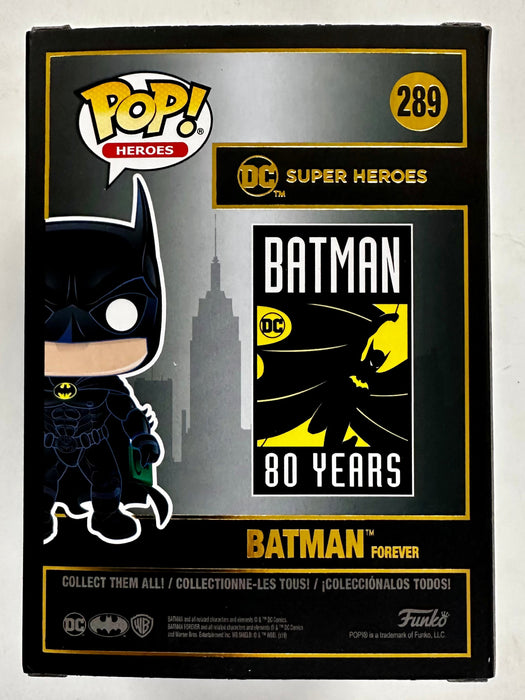 Val Kilmer Signed DC Batman Forever Funko Pop! #289 With Beckett (BAS) COA - for just $375! 