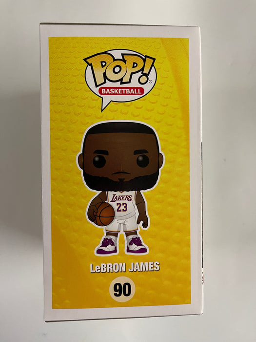 Funko Pop! Basketball Lebron James In White Jersey #90 NBA Los Angeles LA Lakers - for just $15! 