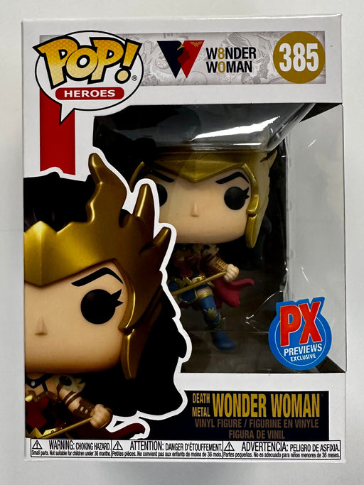 Funko Pop! Vinyl DC Heroes Death Metal Woman #385 Previews PX Exclusive 80 Years - for just $12! 