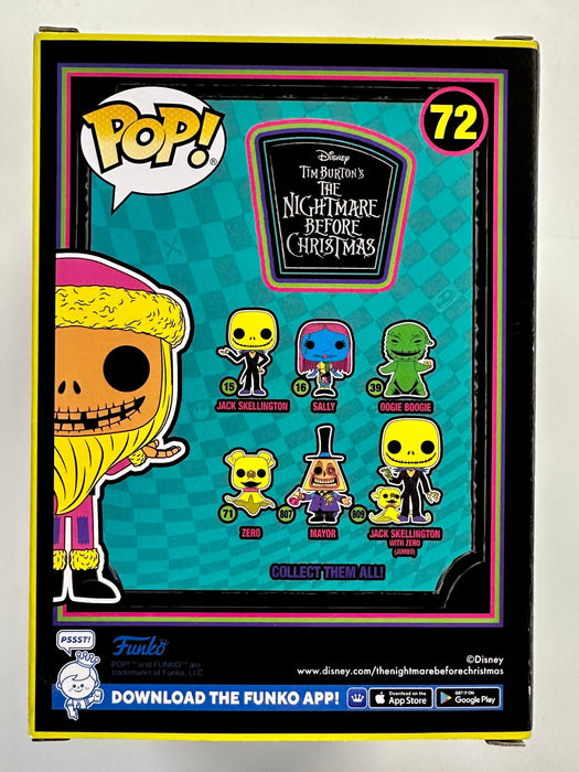 Funko Pop! Disney Black Light Santa Jack Skellington #72 NBC 2022 Exclusive - for just $20! 