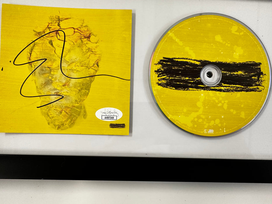 Ed Sheeran Signed Subtract CD Card & CD Framed With JSA COA Eyes Closed - for just $150! 