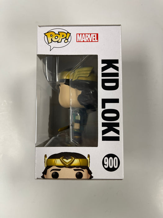 Funko Pop! Marvel Metallic Kid Loki W/ Alligator Loki #900 FS Exclusive No Sticker - for just $15! 