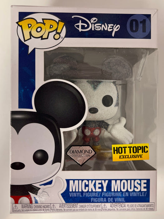 Funko Pop! Disney Diamond Mickey Mouse #01 Hot Topic 2017 Vaulted Exclusive - for just $25! 