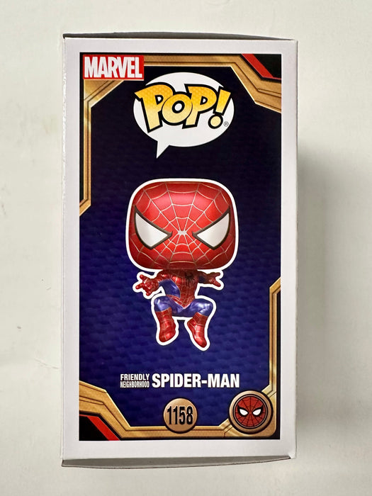 Funko Pop! Marvel Metallic Friendly Neighborhood Spider-Man #1158 No Way Home 2022 Exclusive - for just $20! 