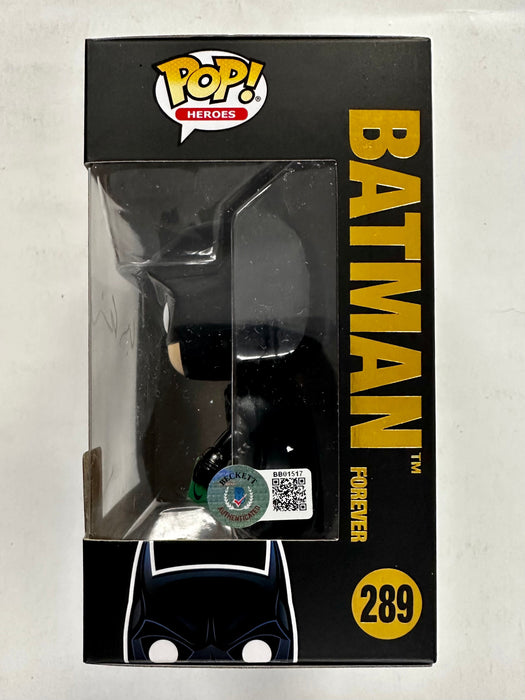 Val Kilmer Signed DC Batman Forever Funko Pop! #289 With Beckett (BAS) COA - for just $375! 