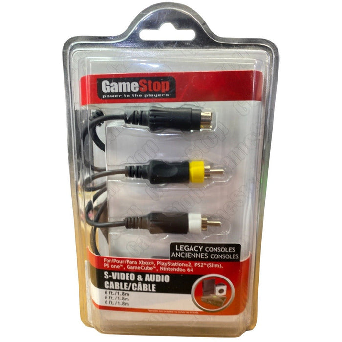 S-Video AV Cable for  PS2, PS2 Slim, XBOx, GameCube & N64 - Just $19.99! Shop now at Retro Gaming of Denver