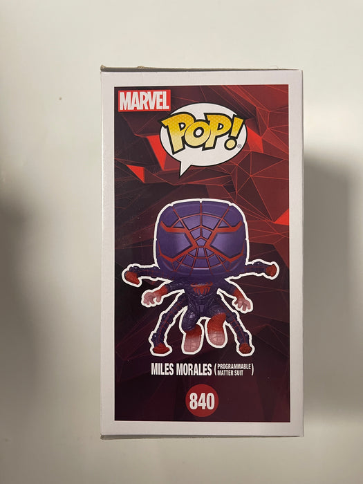 Funko Pop! Marvel Miles Morales Spider-Man (Programmable Matter Suit) #840 2021 Exclusive - for just $13! 